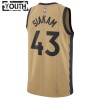 Camiseta Niños NBA Toronto Raptors Pascal Siakam 2023-24 Nike City Edition Gold Swingman